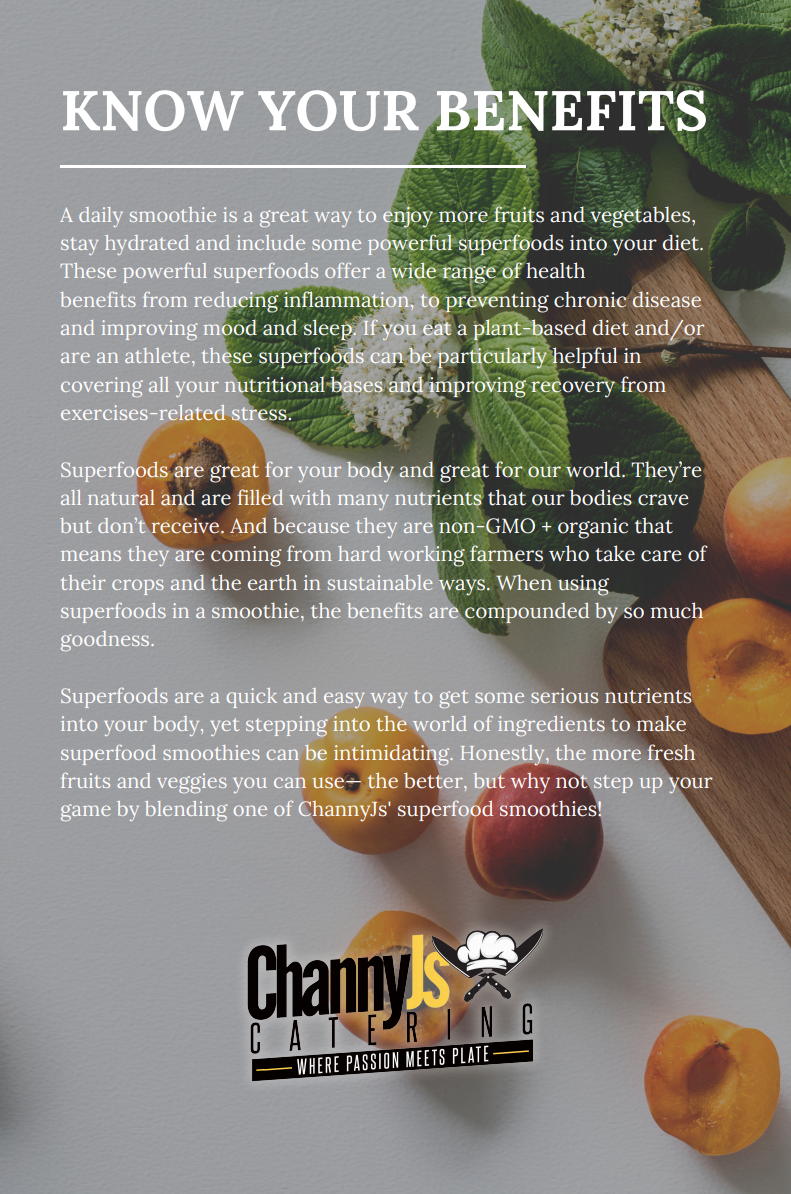 Thumbnail: ChannyJ's Superfood Smoothies/Bowl