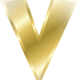 V gold trans_V logo component