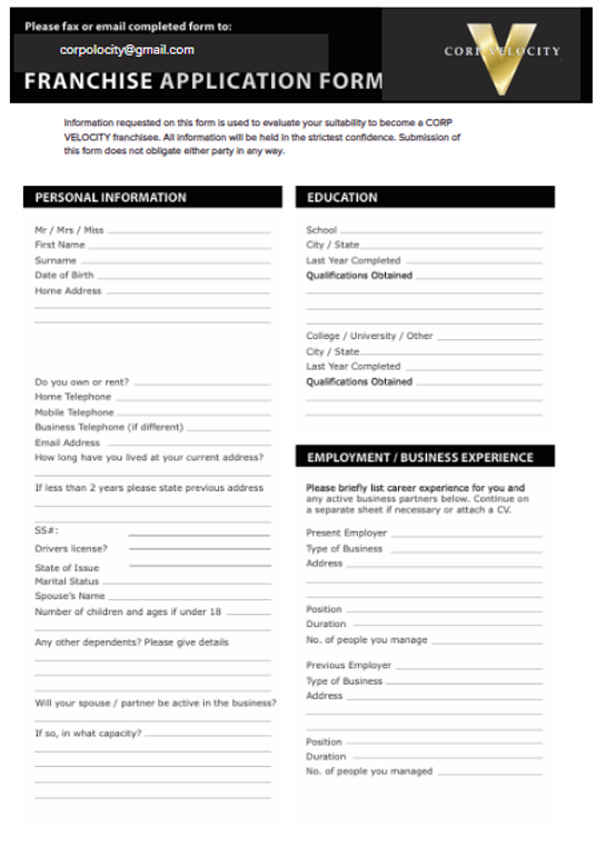 franchise document