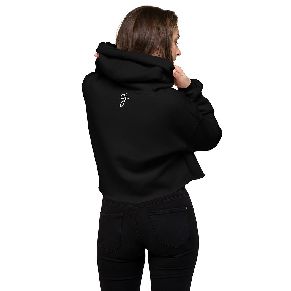 Thumbnail: "I loathe narcissism, but I approve of vanity" Crop Hoodie