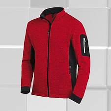 CHRISTOPH Strick-Fleece-Jacke