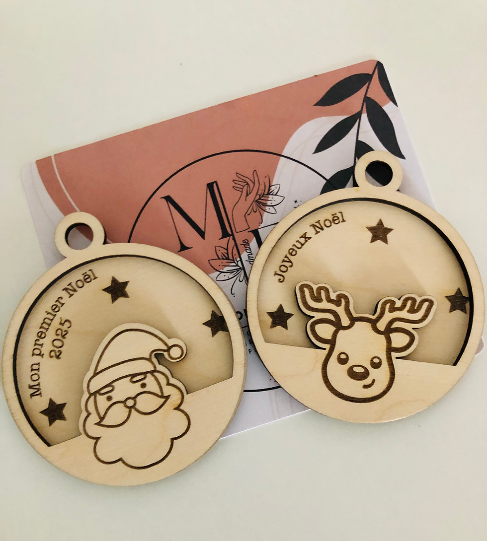 Miniature : Boules de noël personnalisable prénom