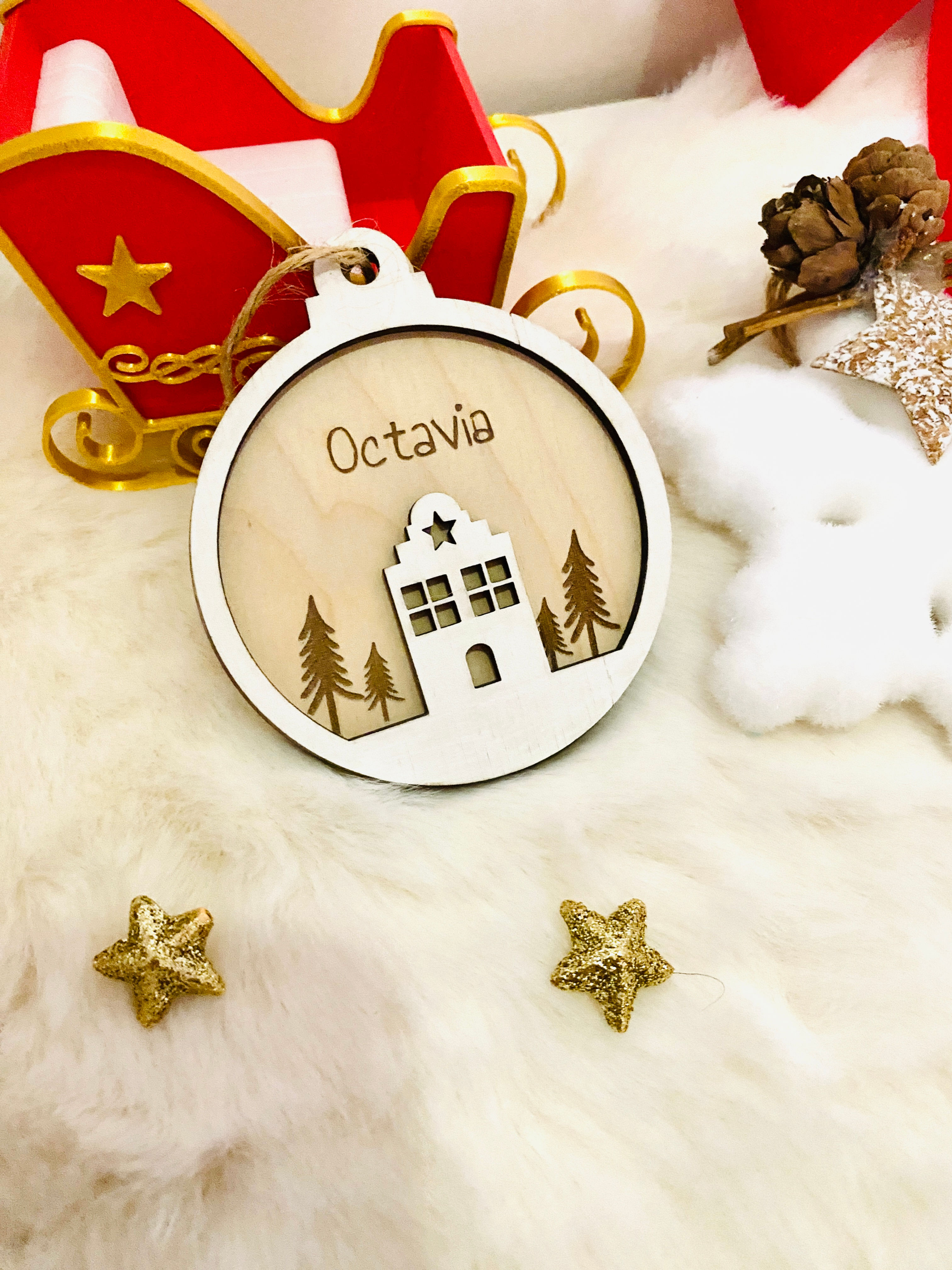 Boules de Noël arbre personnalisable