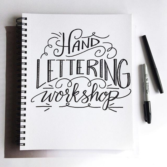 GET SCHOOLED: Intro to Hand Lettering Workshop (August-October)