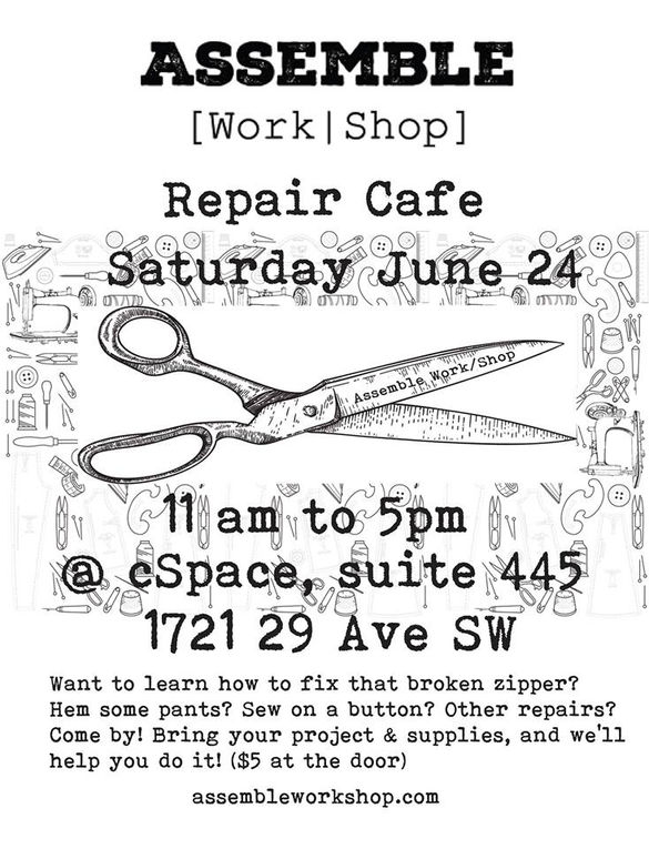 GET SCHOOLED: Repair Cafe (June 24)