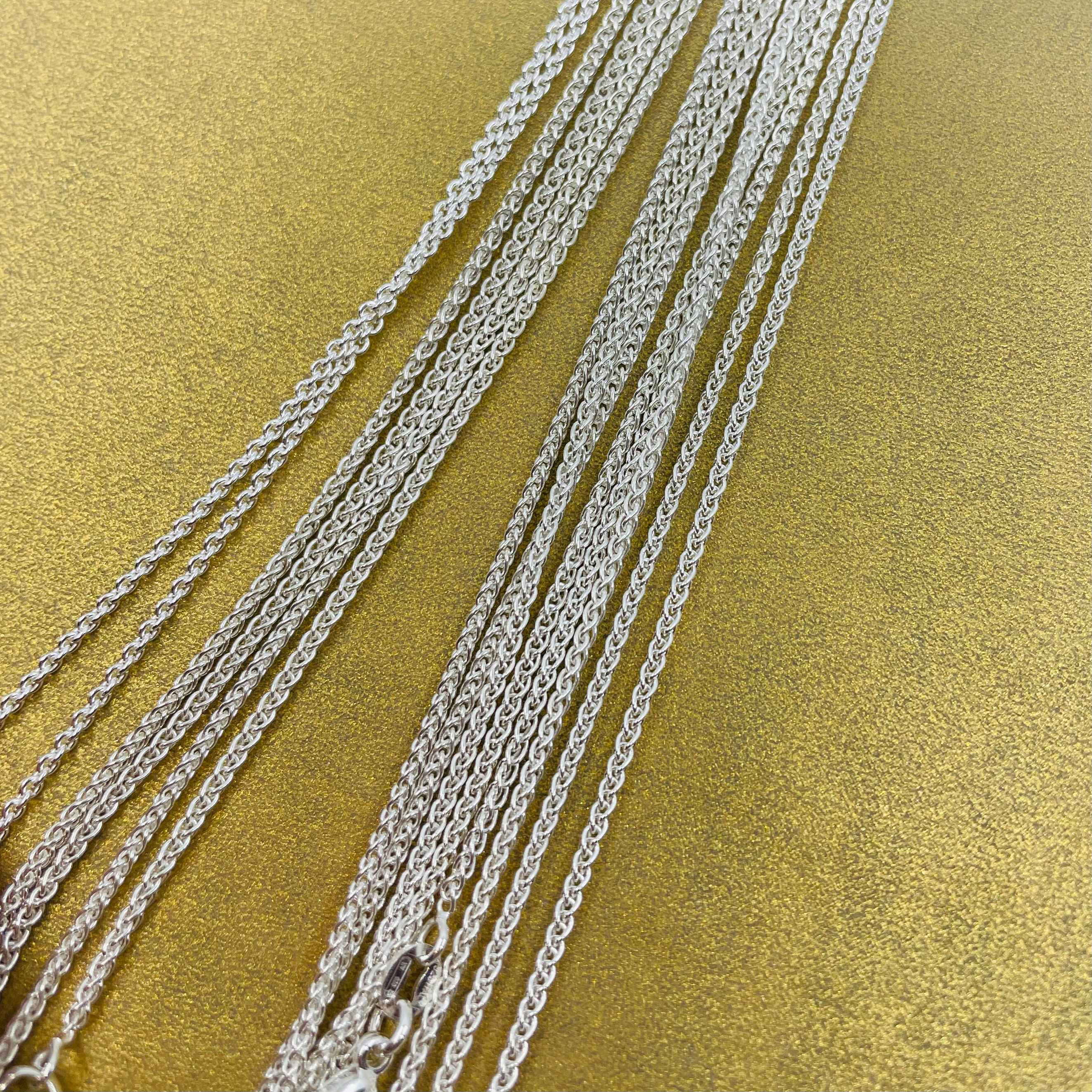 Women's Sterling Sliver Cable Chain