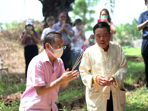 วันนี้ฤกษ์งามยามดีซินแสเซาเพิงได้ทำพิธีเปิดงานทำแซกีให้กับลูกศินย์ ที่จังหวัดสระบุรี
