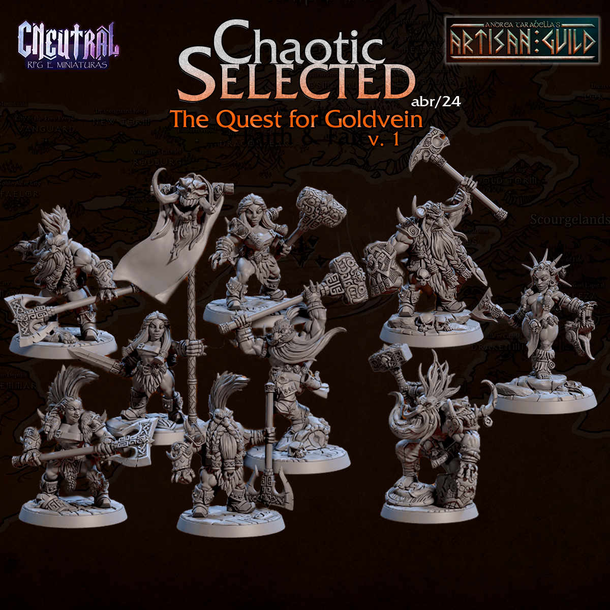 Kit Anões The Quest for Goldvein - Artisan Chaotic Selected