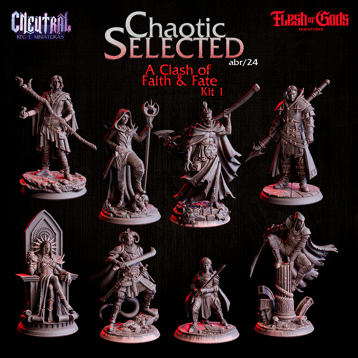 Kit A Clash of Faith & Fate - Flesh of Gods Chaotic Selected