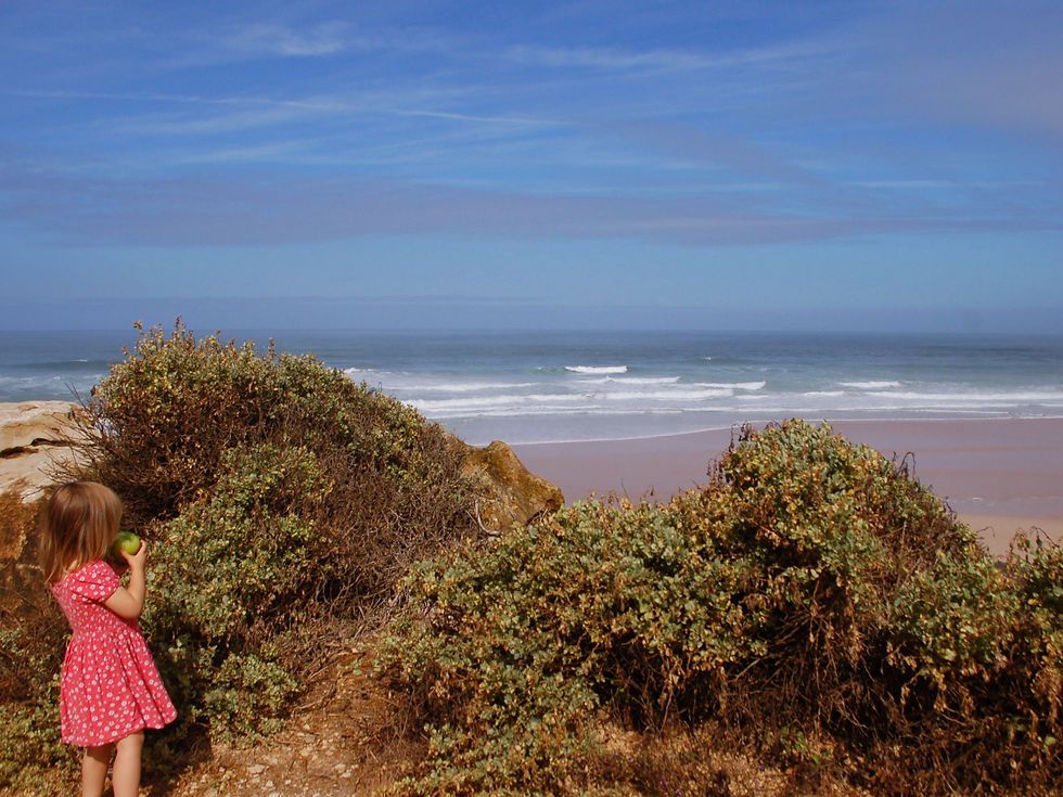 Toddler at Guincho Beach