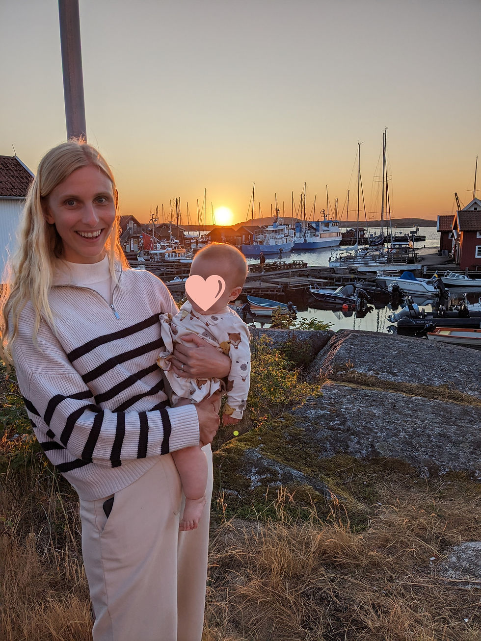 Mum and Toddler at Kärringön, Sweden