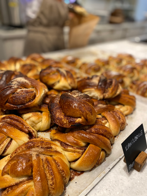 Cardamom Bun at Viks Bakery, Norway