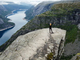 Norway Road Trip with Toddler View of Trolltunga