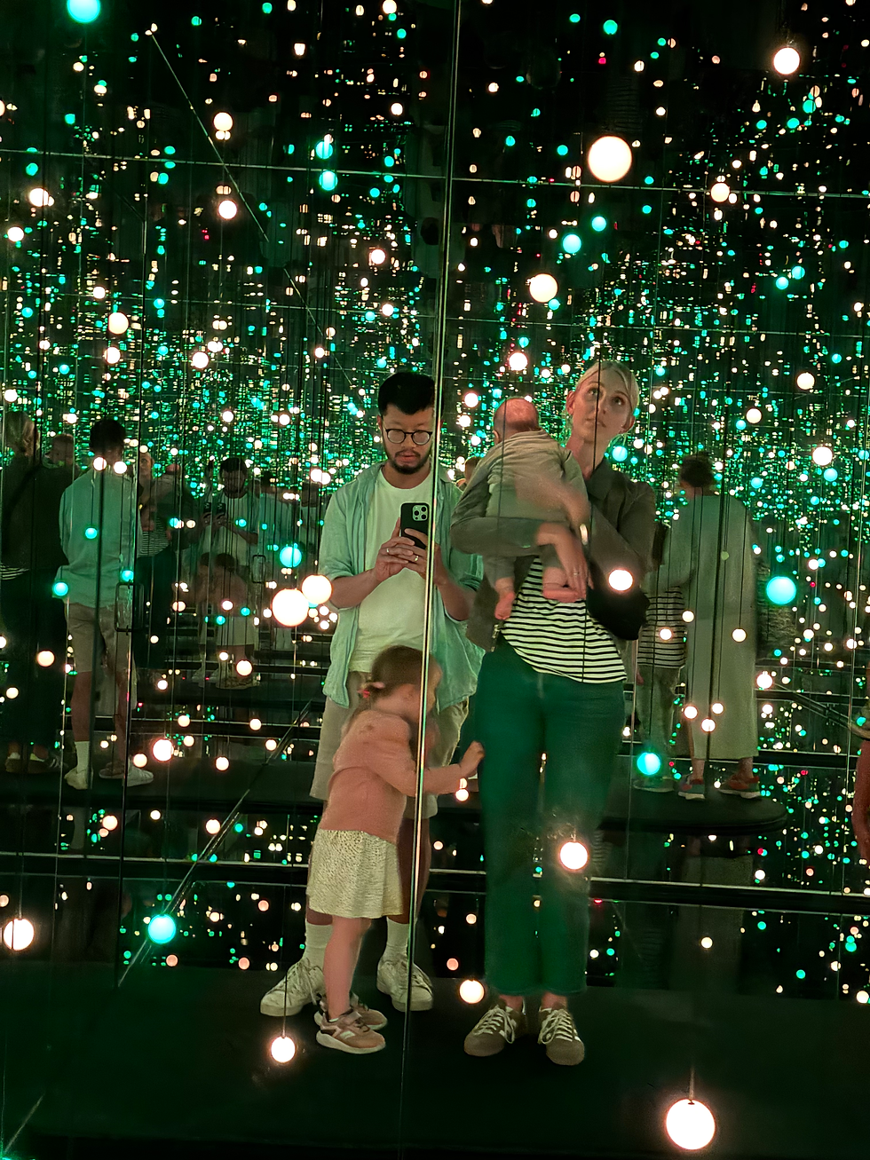 Infinity room Yayoi Kusama Louisiana Museum, Denmark