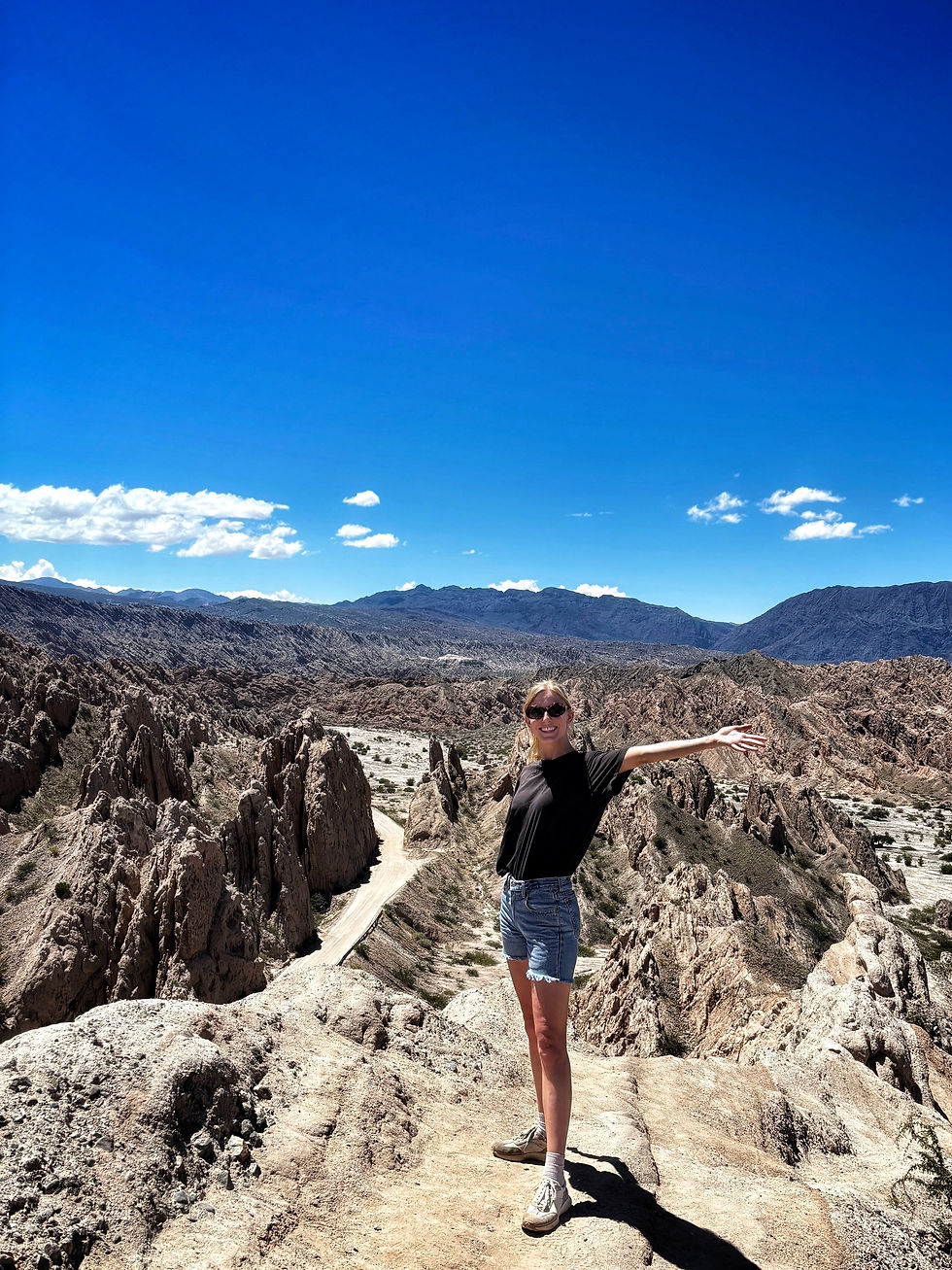 Mirador El Ventisquero, Argentina Road Trip with Kids