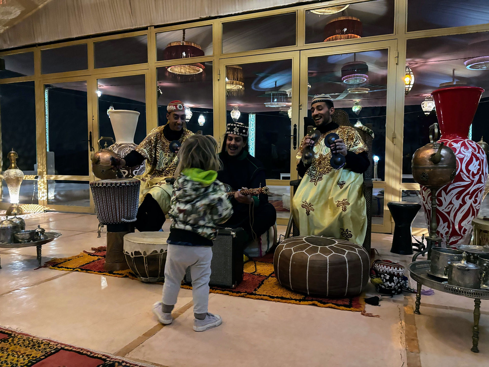 Dinner show at Agafay Pearl Camp