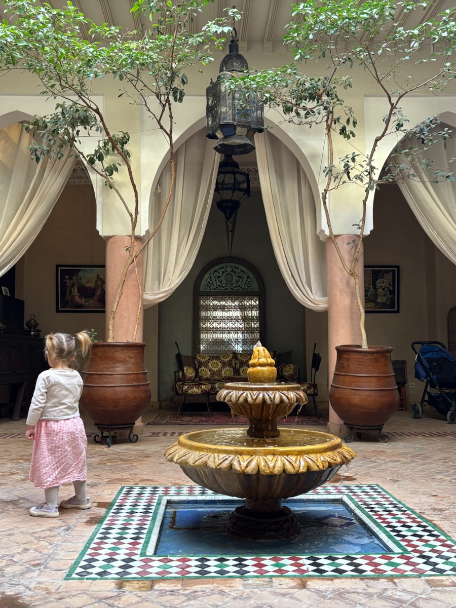 Riad Saba - Marrakech with a toddler