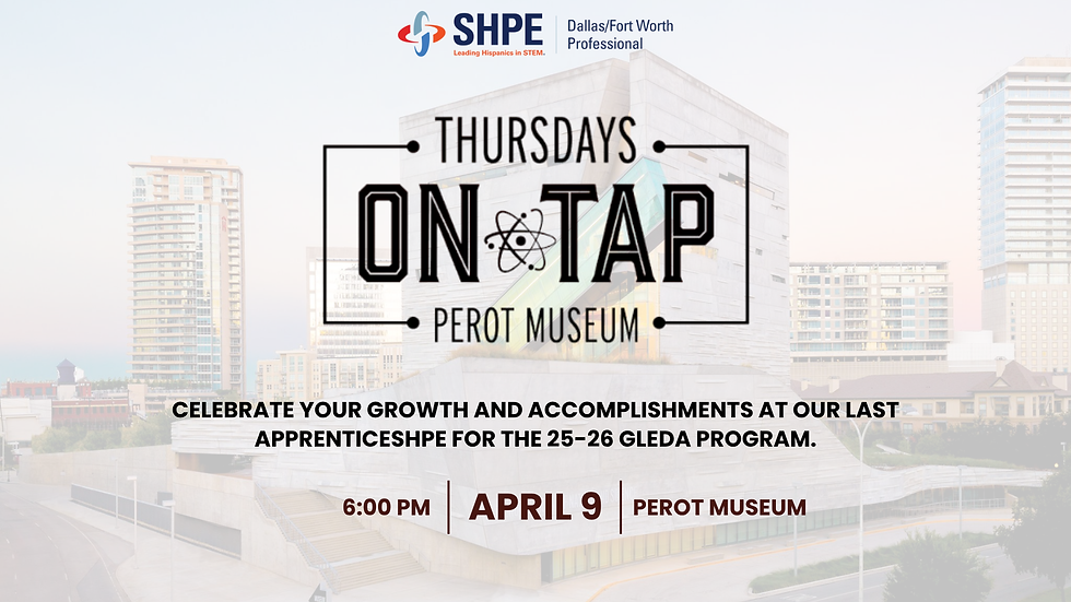 ApprenticeSHPE #9: Thursday on Tap