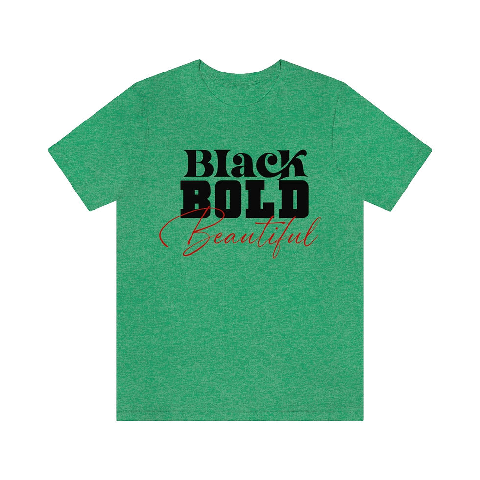 Thumbnail: Black Bold Beautiful Tee