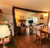 The Green cottage interior