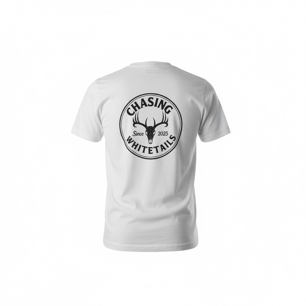 Chasing Whitetails Original Circle logo tee