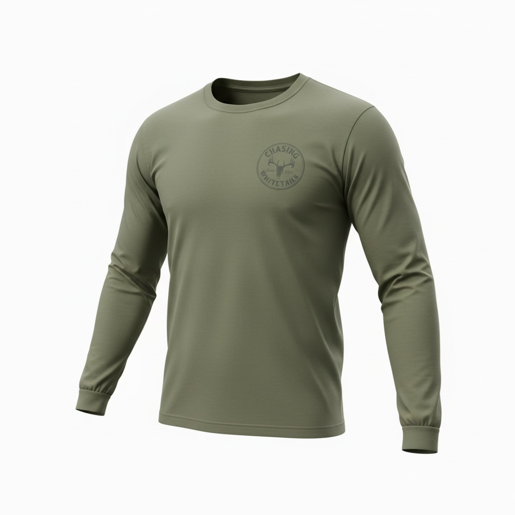 Chasing Whitetails Original Circle logo tee - Long Sleeve