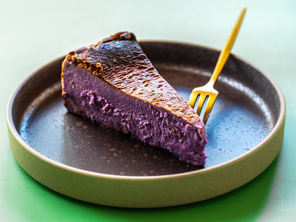 Taro Basque Burnt Cheesecake image
