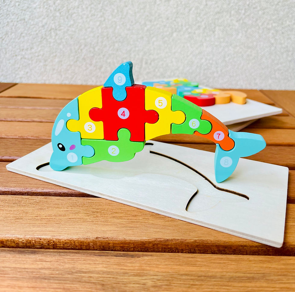 Thumbnail: Wooden 3D puzzle for kids