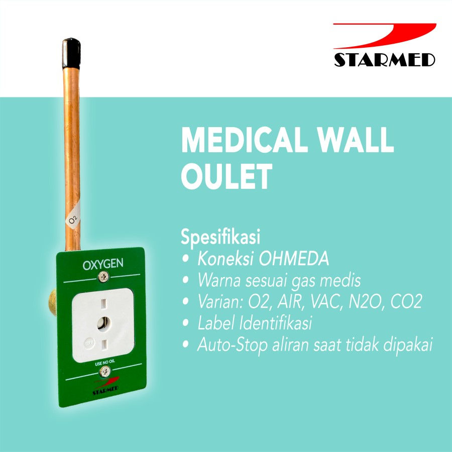 STARMED Medical Wall Outlet OHMEDA - Kotak