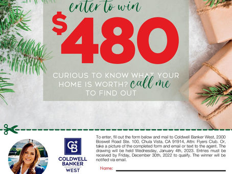 Win some extra Christmas cash! enter now!