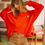Miniature : PULL COL ROND COEUR DORE