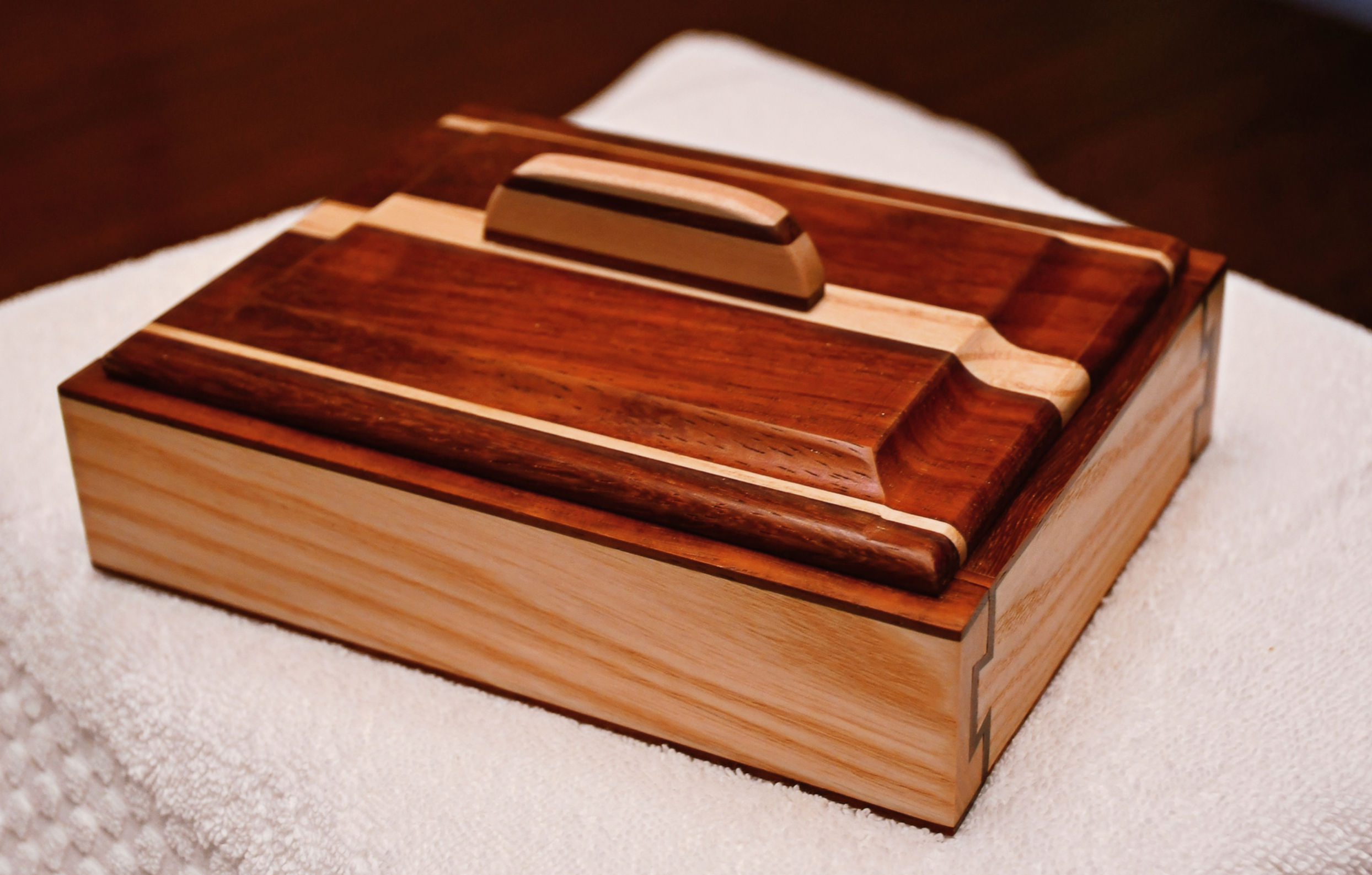 Ash/Padauk Domino Box 2B