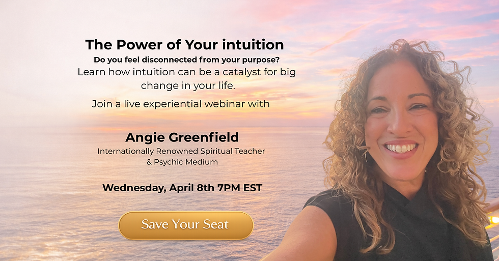 The Power of Your Intuition Webinar