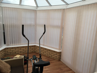 Project: Vertical blinds in Royston