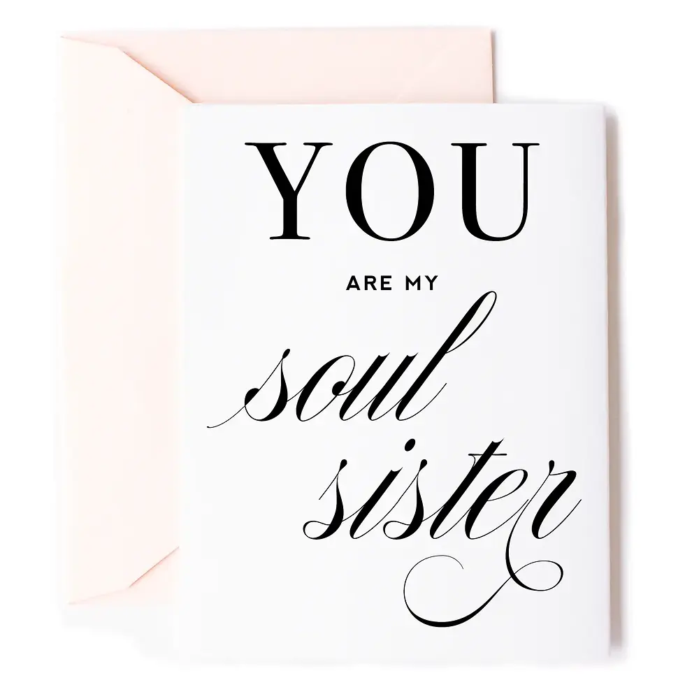 Soul Sister Card