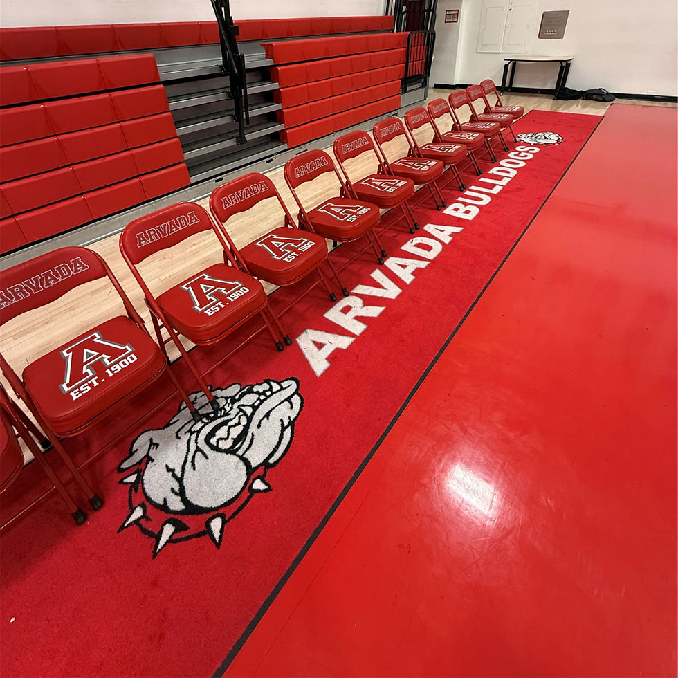 sport court mat in use
