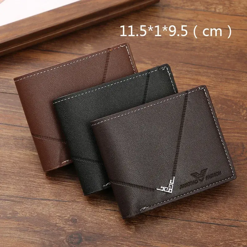 Miniatura: Carteira Casual Masculina de Couro