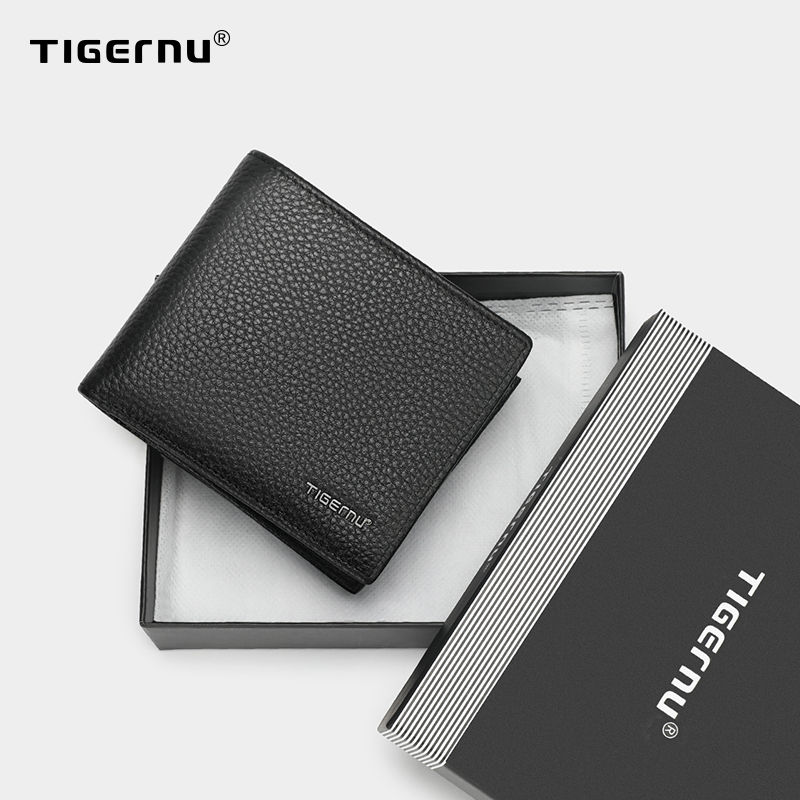 Carteira Elegante Couro Genuíno - Tigernu
