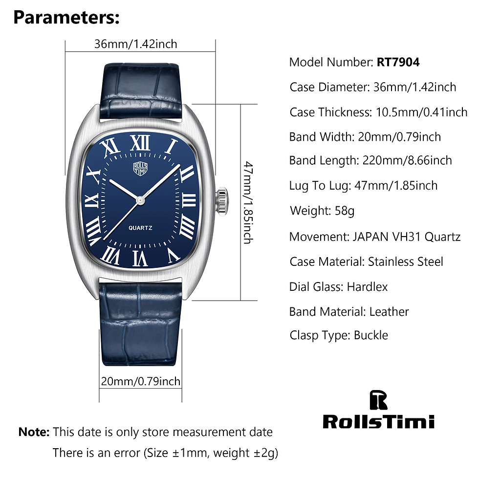 Miniatura: Relógio Quartzo Masculino Rollstimimi