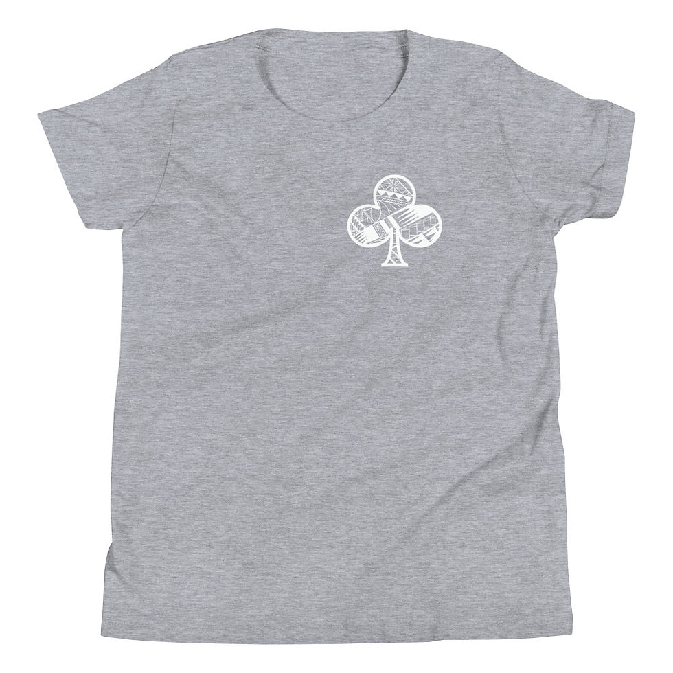 Thumbnail: Youth Short Sleeve T-Shirt Kajukenbo series MBS Kaju Life white logo