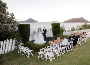 Olivia & Ky's intimate seaside wedding, married by Vicki Lever at Inner Light Tea Rooms, Nelson Bay, Port Stephens, Hunter | Marriage celebrant Port Stephens, Hunter Valley NSW