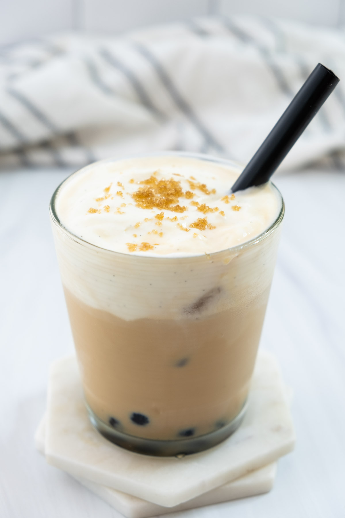 Soya Bean Milk Tea with Sea Foam