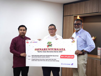 Kempen CSR Jasmine Food Kumpul Lebih RM270,000 Untuk Bantuan Kemanusiaan Gaza 
