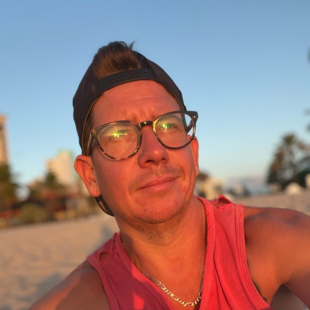 Jonathan Carlson, founder of CRM Hacker, outdoors at sunset