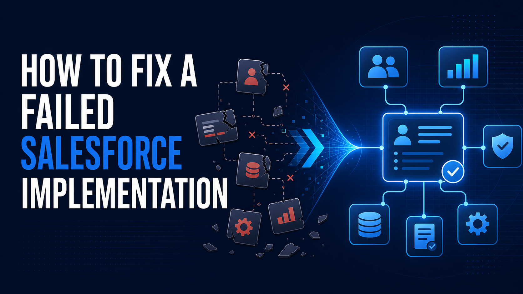 Broken Salesforce implementation transformed into a connected and governed revenue system