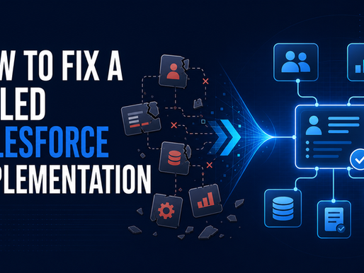 Broken Salesforce implementation transformed into a connected and governed revenue system