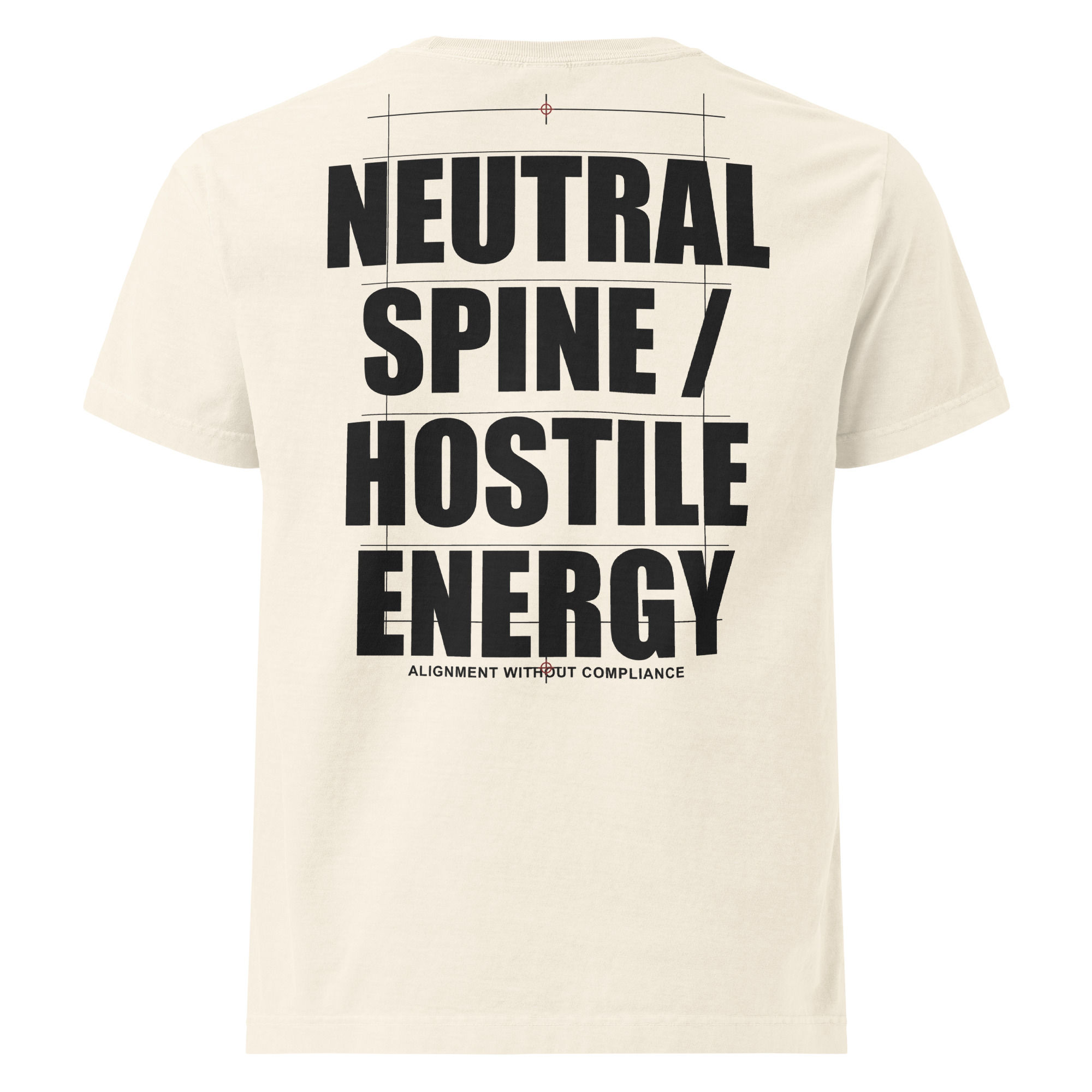 Neutral Spine / Hostile Energy — Heavyweight Tee
