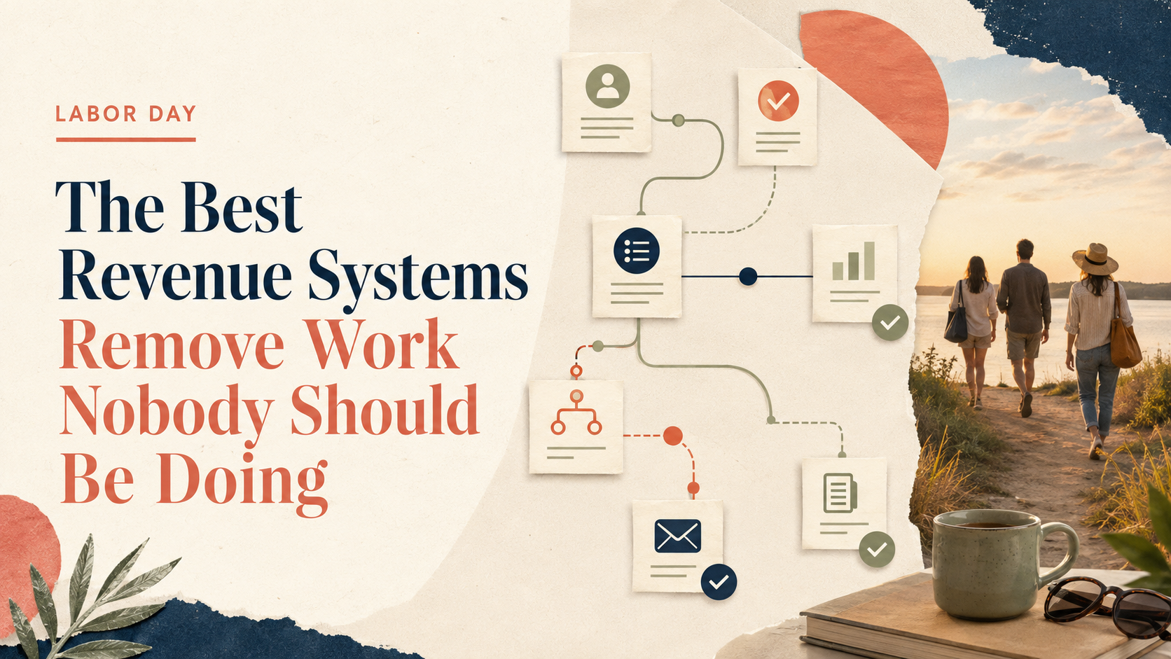 A clean revenue operations workflow continues while the team steps away for Labor Day