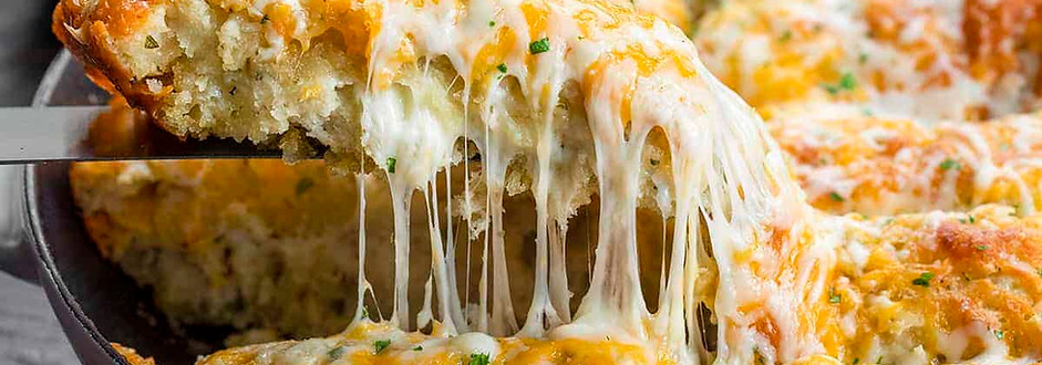 Cheesy garlic bread