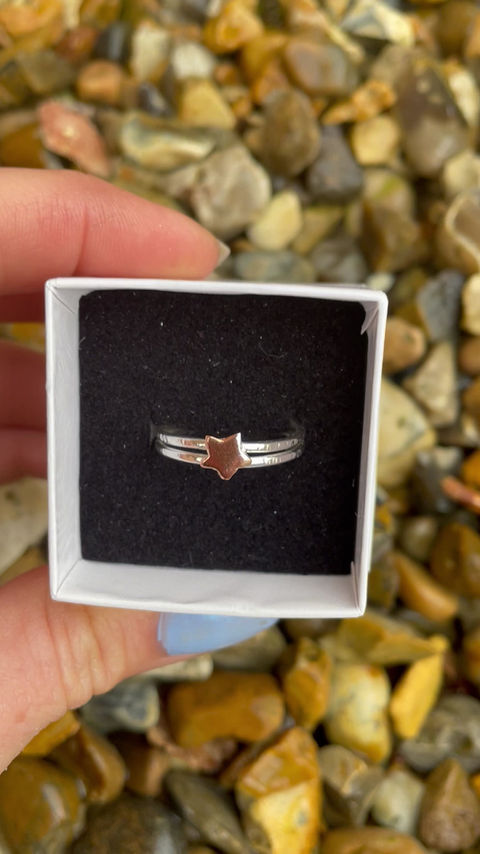 Thumbnail: Copper star ring
